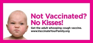 Not Vaccinated No Kisses